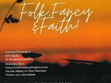 Malmesbury singers Concert - Midsummer's Eve - Folk, Fancy & Faith!